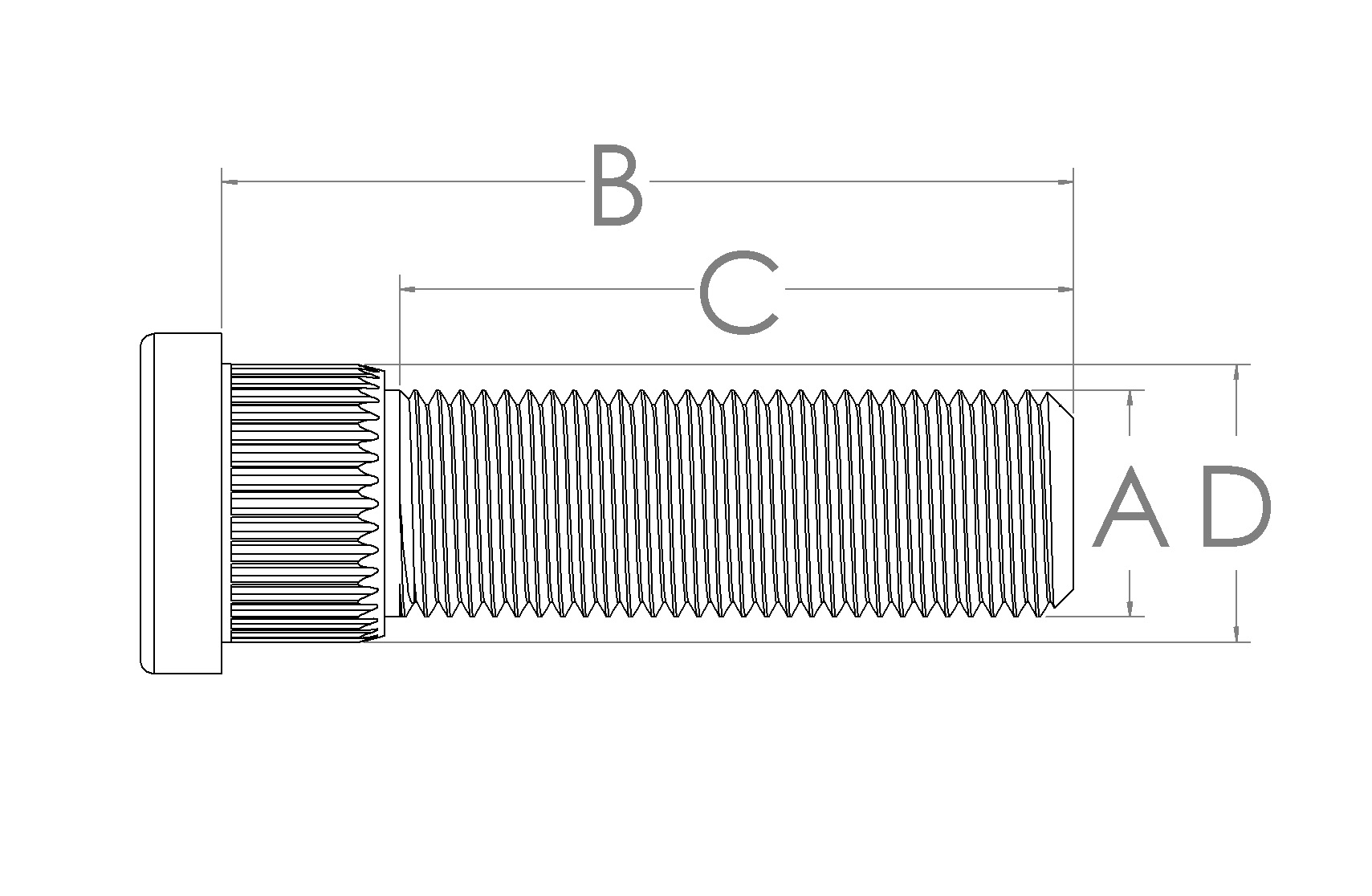 Wheel Stud Bolt,Trailer Wheel Studs and Nuts,Tractor Wheel Studs
