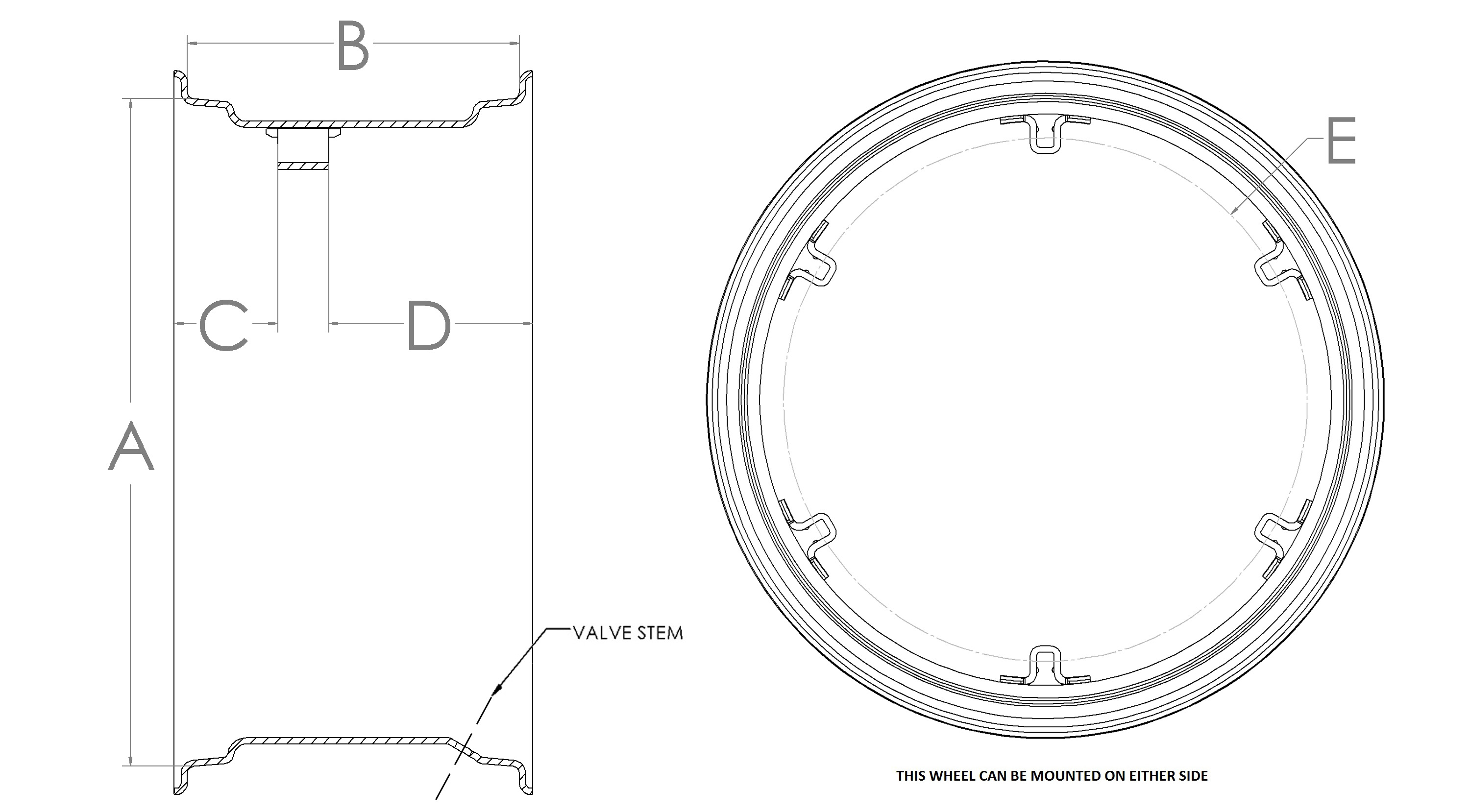 Tractor Wheel Rims, Tractor Waffle Wheels, 24, 32, 34, 38 Inch Tractor ...