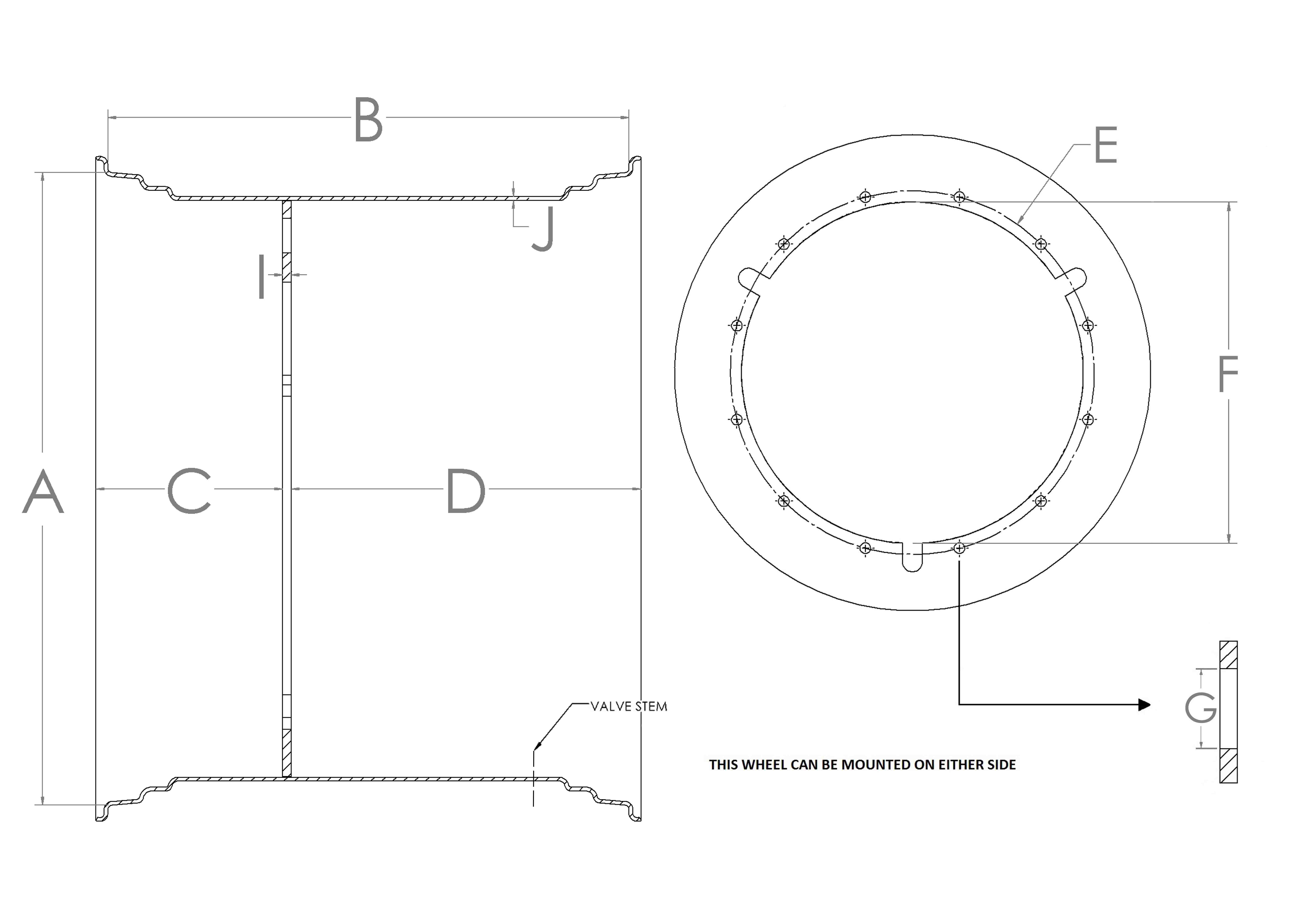 12 Hole JD wheels (321/16” B.C.),12 Hole JD Wheel Rims with direct